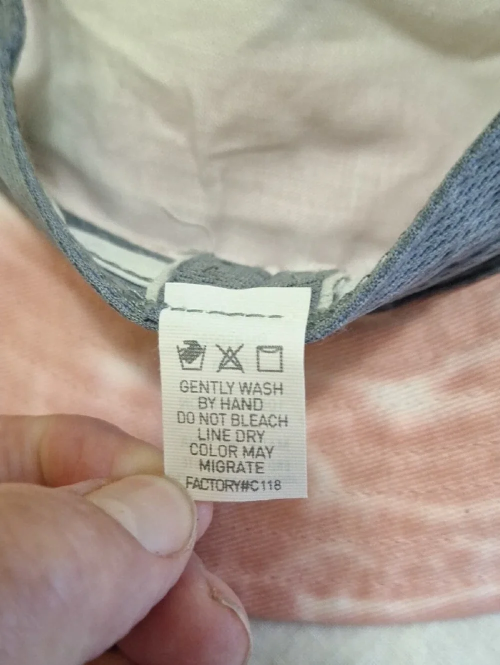 adidas Pink and White Tie-Dye Bucket Hat